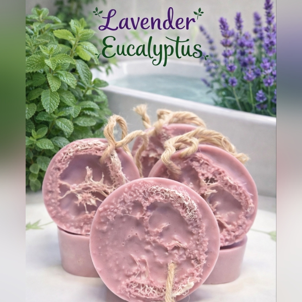 Hand Crafted Foot Scrub 1 - 5oz Natural Loofah Infused - Picture 10 of 14